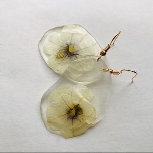 See-Through Flower Earrings